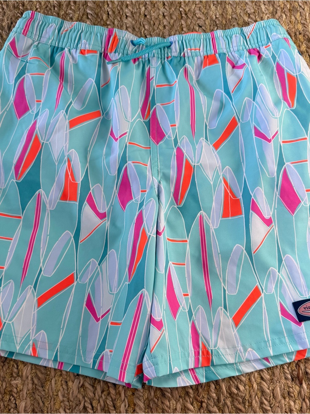 Vineyard Vines Boys Drawstring Board Shorts Swim Trunks Size L (16) NWT $59.50